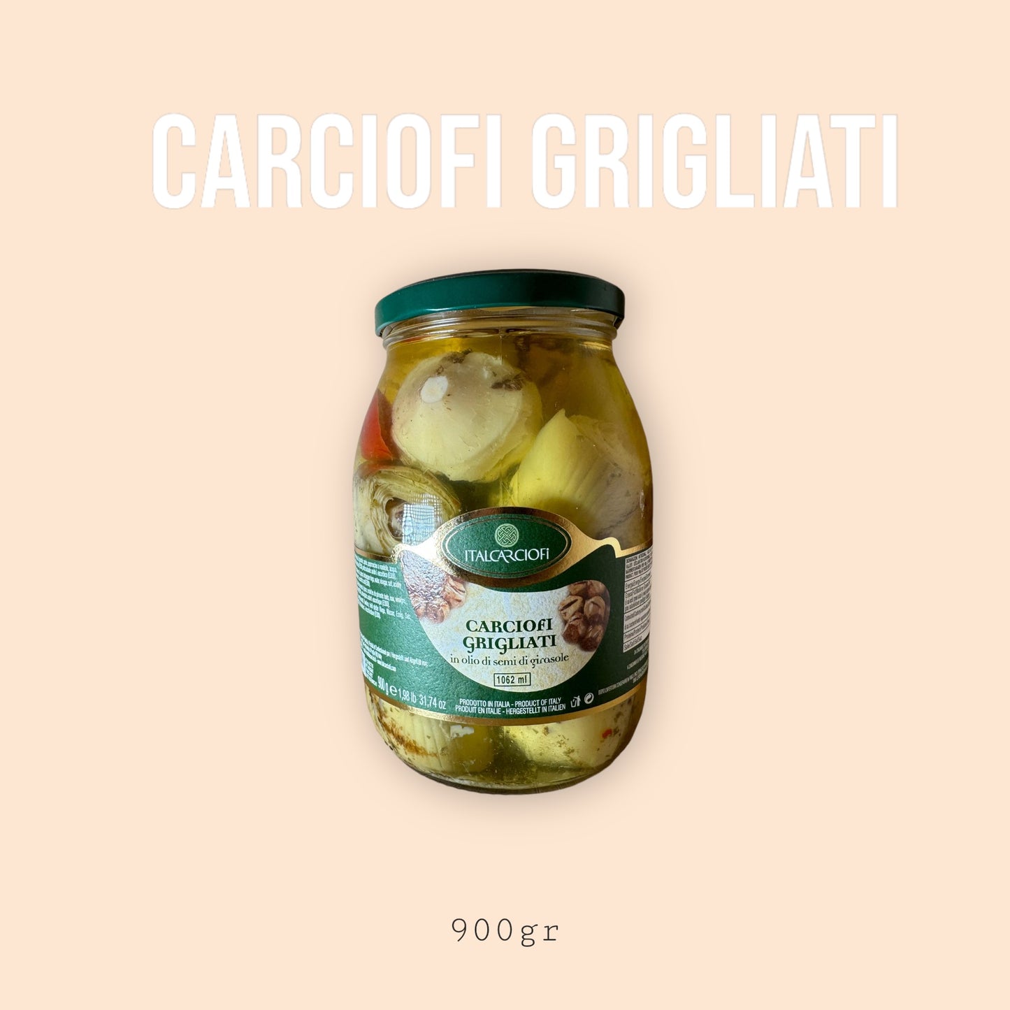 Carciofi Grigliati sott'olio 1kg