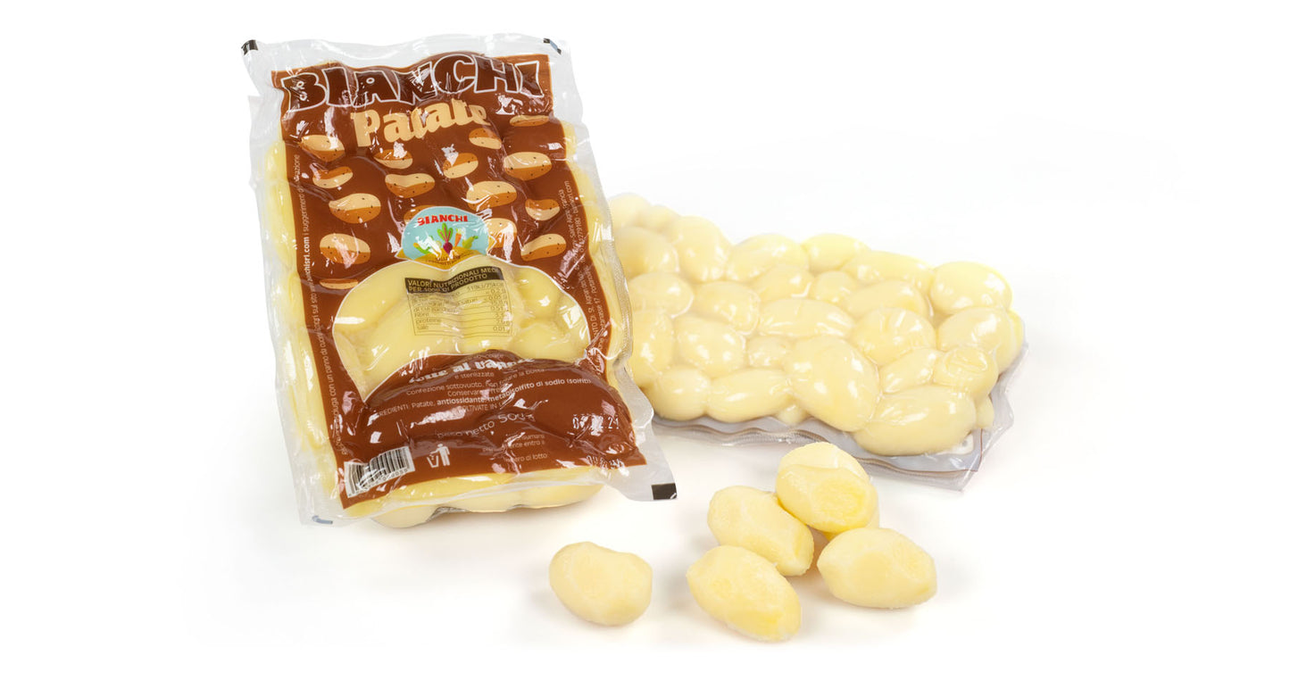 Patate cotte al vapore senza buccia 500gr