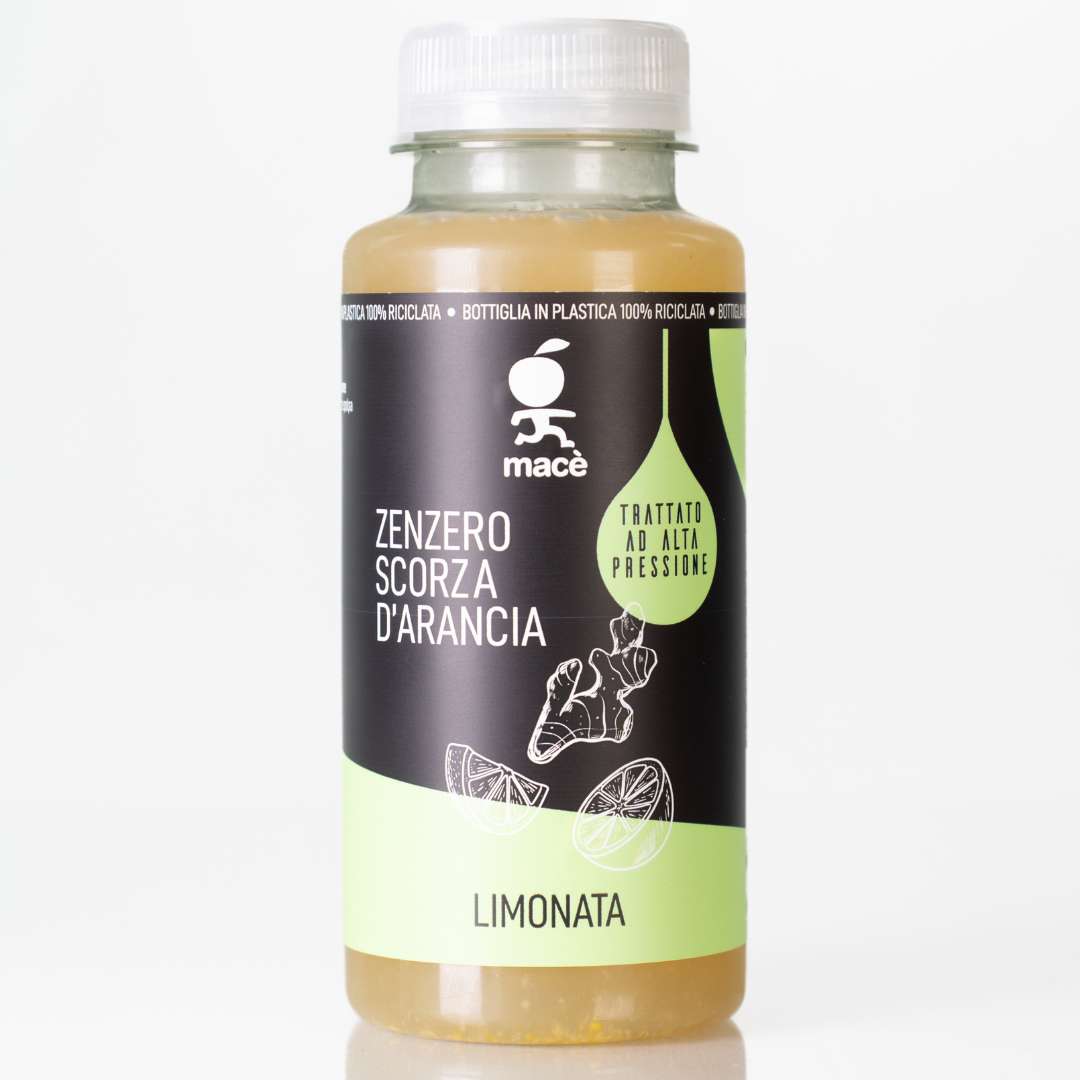 Limonata Zenzero e scorza d'arancia 250ml