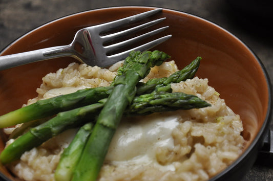 Risotto agli asparagi e formaggio Lodigiano