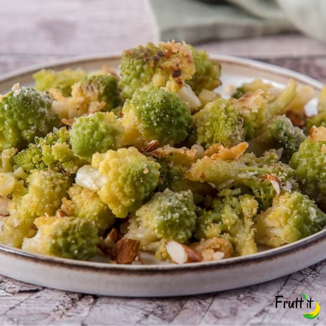 Ricetta del Broccolo Romanesco al Forno con Pangrattato Aromatico