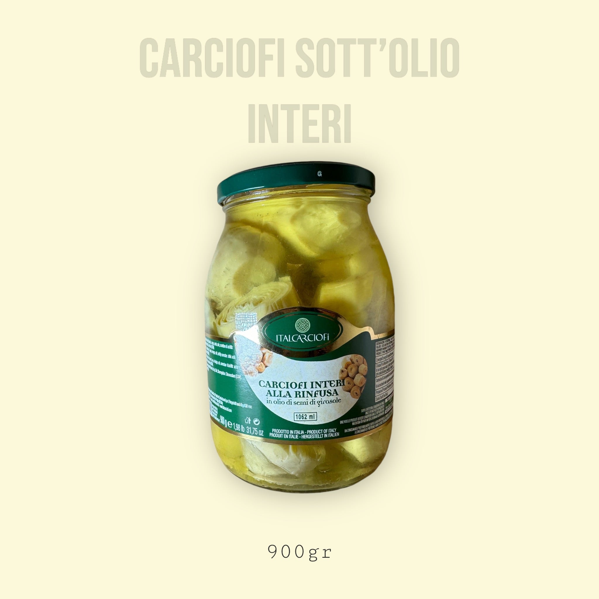 Interi Acquista online Carciofi Interi sott'olio con Frutt'it - Spresa online