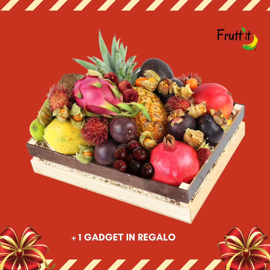 Pacco di Frutta Esotica Natalizio Grande