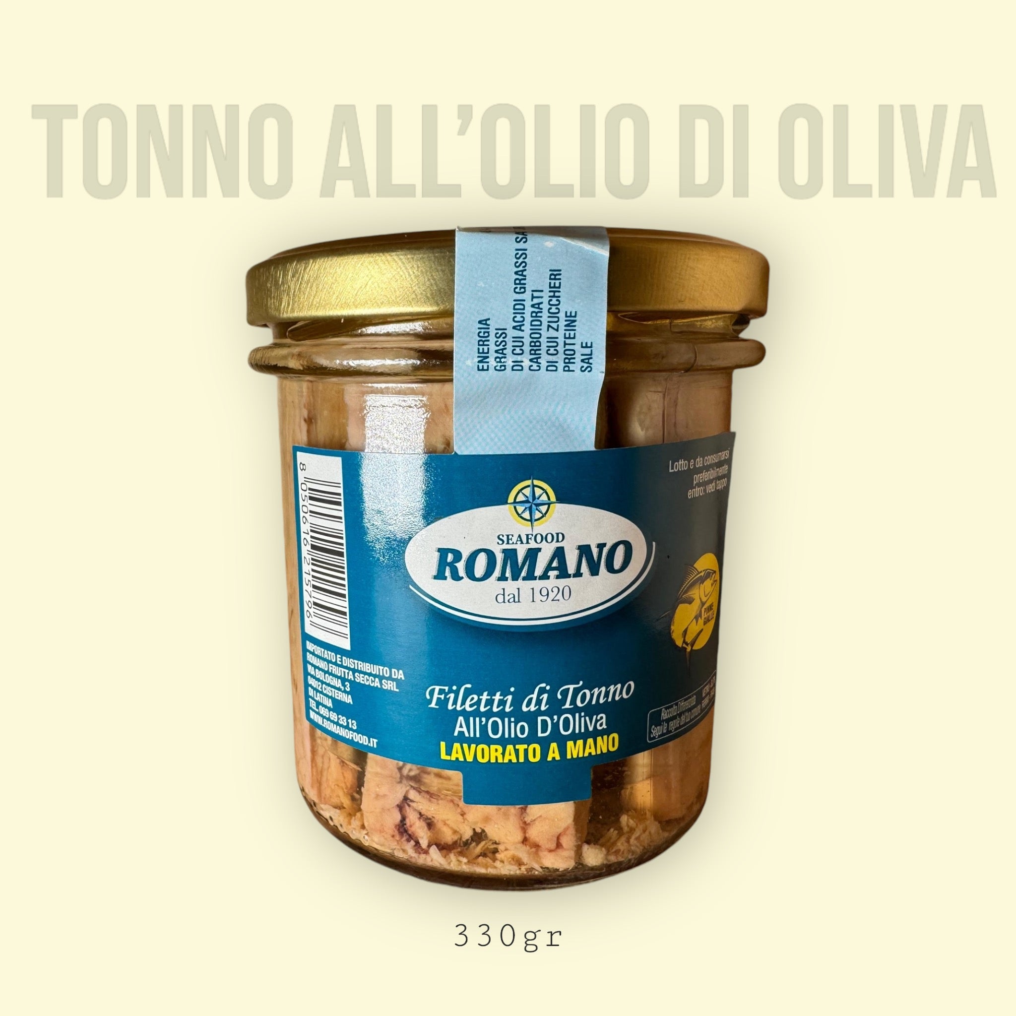 Tonno all'olio di oliva 330gr
