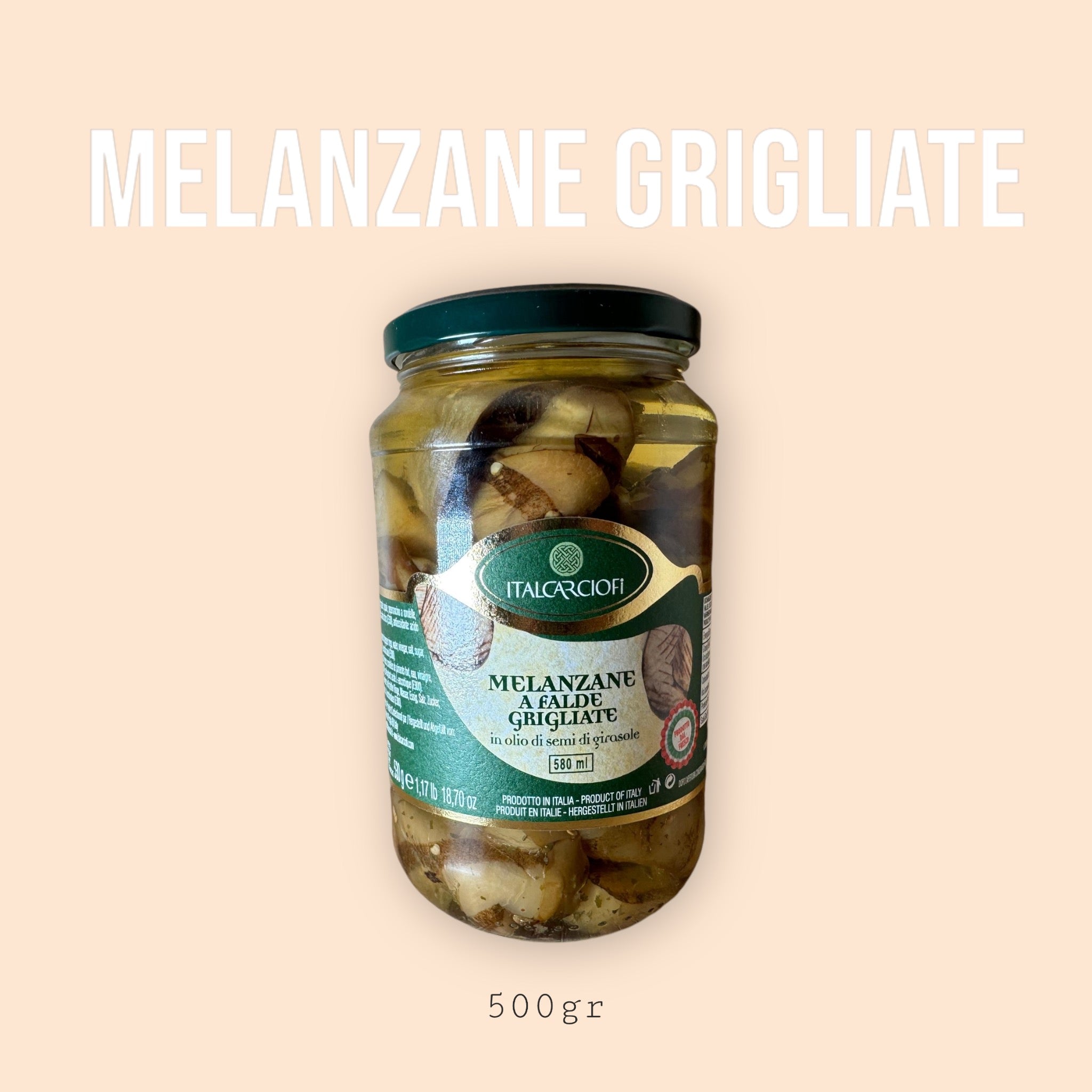 Melanzane Grigliate sott'olio 1kg